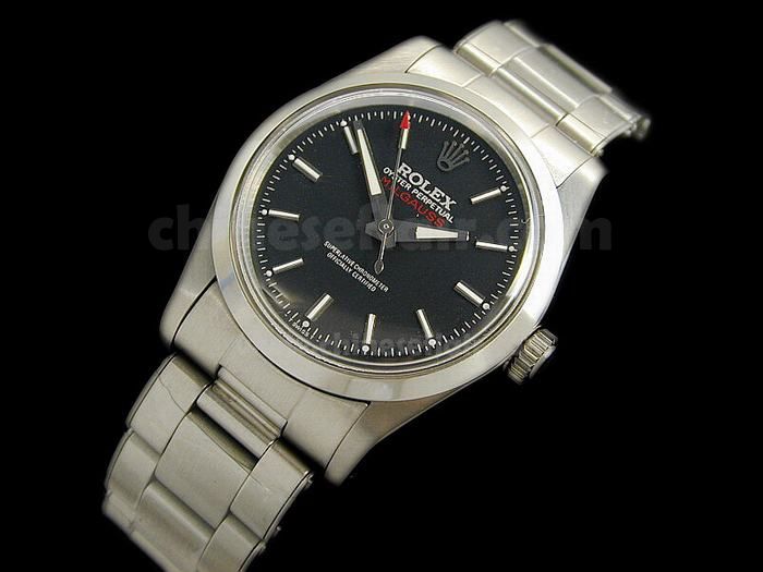 Replica Rolex Milgauss SS Old Black Watch